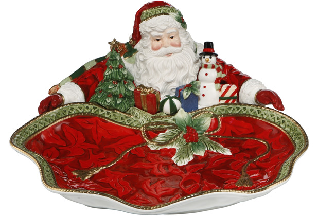 Fitz & Floyd Schale Santa präsentiert 35x15,5 cm