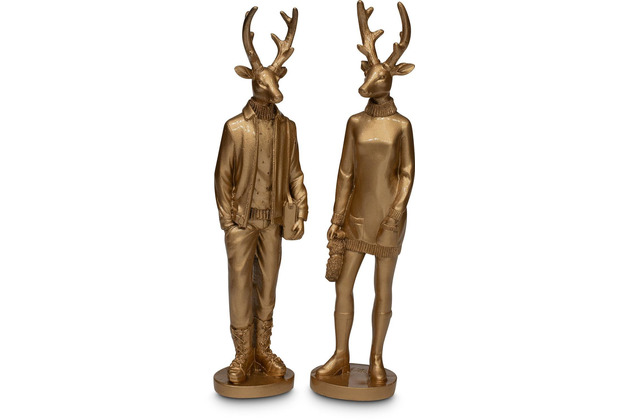 fleur ami Mr.Stag & Ms. Stag gold