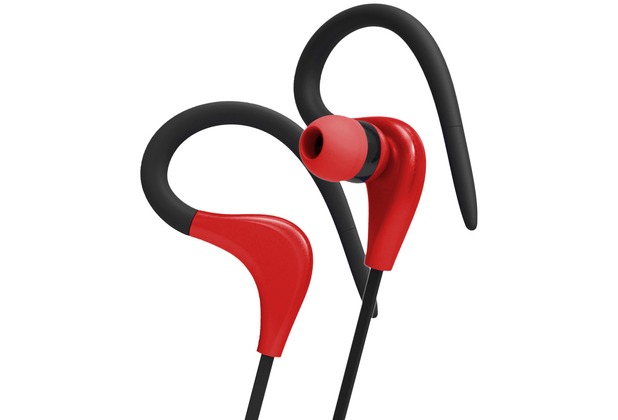 Fontastic In-Ear Headset Active 3.5mm rot/schwarz