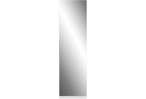 Forte Schuhschrank mit Spiegel weiß (120)