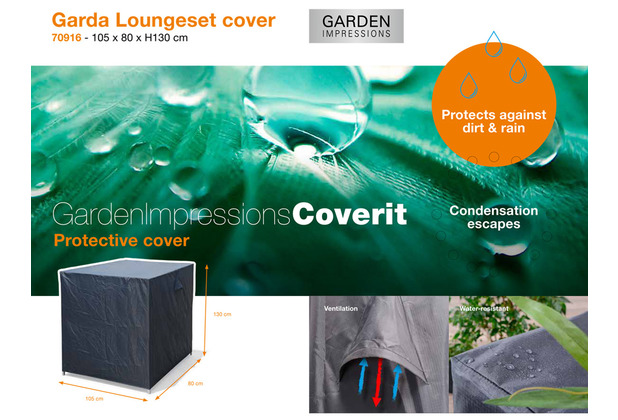 Garden Impressions Coverit Garda loungeset cover 105x80xH130
