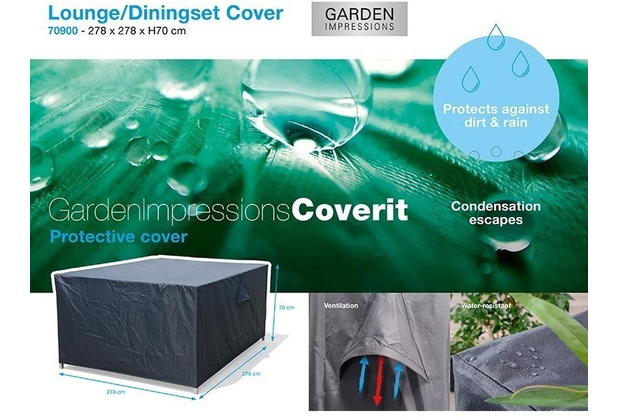 Garden Impressions Coverit Lounge / Ess-Hacken 278x278xH70