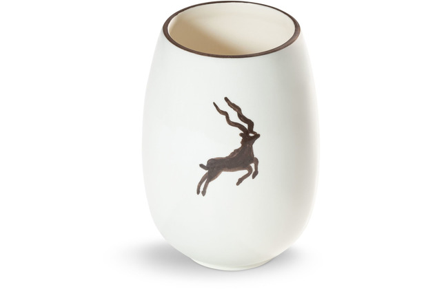 Gmundner Afrika Edition, Brauner Kudu, Vase 15cm