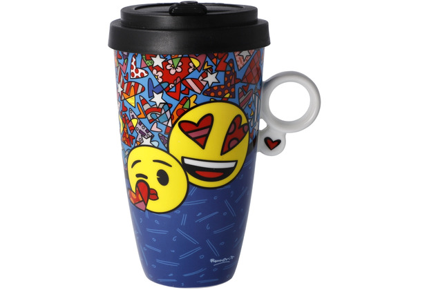 Goebel Mug To Go emoji® by BRITTO® - \"I Love You\" 15,0 cm