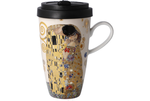 Goebel Mug To Go Gustav Klimt - \"Der Kuss\" 15,0 cm