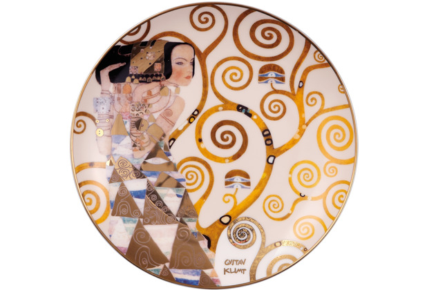 Goebel Wandteller Gustav Klimt - \"Die Erwartung\" 2,0 cm