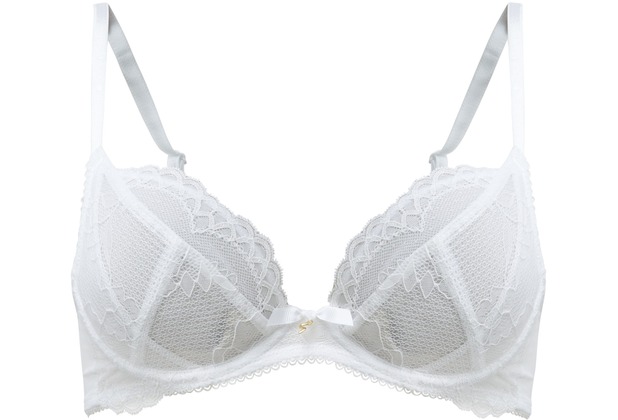 Gossard Lace Natural Push-Up BH White 65D