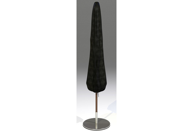 Grasekamp Black Premium Schirmhülle 165cm /  umbrella cover / atmungsaktiv /  breathable Schwarz