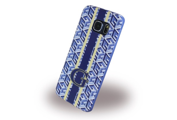Guess G-Cube - TPU Handy Cover/ Case/ Schutzhülle - Samsung G925 Galaxy S6 Edge - Blau