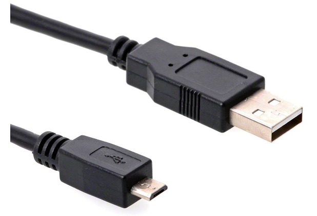 Helos Kabel USB-A Stecker/USB-B microStecker 0,5 m