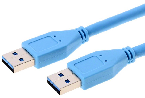 Helos USB 3.0 Kabel Stecker A auf Stecker A, 1,8 m