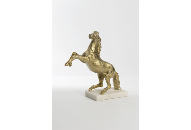 Hollnder Figur CAVALLO GRANDE Aluminium gold