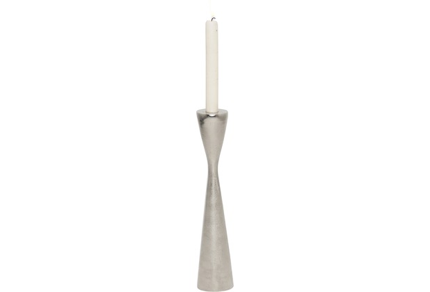 Holländer Kerzenleuchter CONCERTO KLEIN Aluminium silber