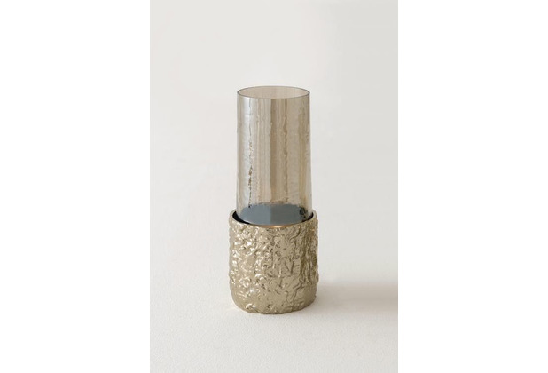 Hollnder Vase TORNADO GRANDE Aluminium gold