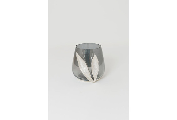 Hollnder Vase TORRENTE KLEIN Aluminium silber