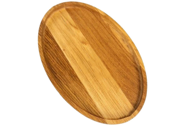 holz4home Tablett Oval Holz