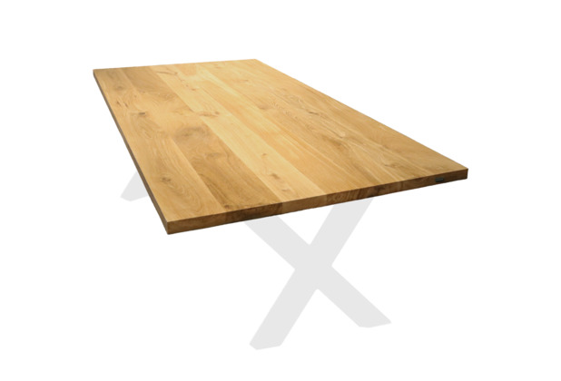 holz4home Tischplatte, Eiche, 100 x 70 cm