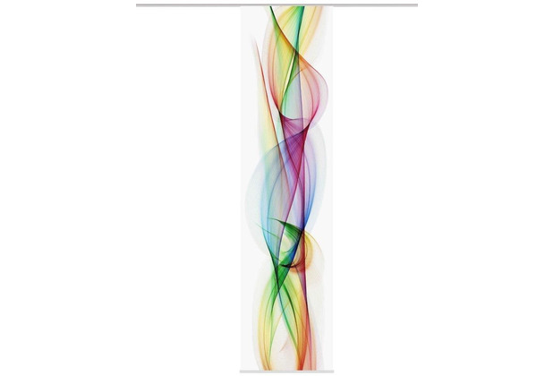 Home Wohnideen BOLGE Schiebevorhang aus Seidenoptik digitalbedruckt multicolor 245x60 cm