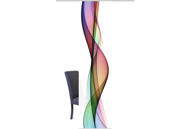 Home Wohnideen Schiebevorhang Dekostoff Digitaldruck Wellana Multicolor 245 x 60 cm