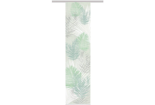 Home Wohnideen Schiebevorhang Digitaldruck Bambus-optik \"lachlan\" Grün 260 x 60 cm