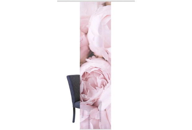 Home Wohnideen Schiebevorhang Digitaldruck Bambus-optik \"rosana\" Rose 260 x 60 cm