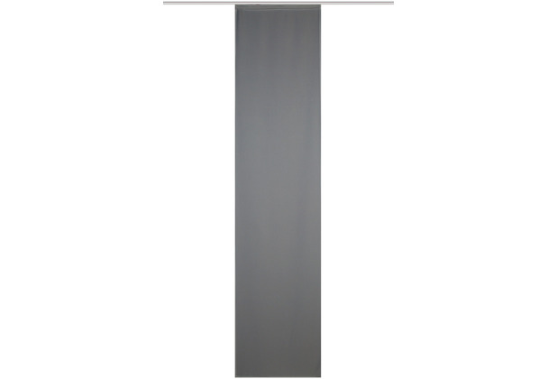 Home Wohnideen Schiebevorhang Thermostoff Eskimo Grau 245x60 cm
