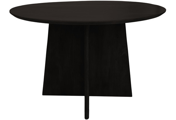 HSM Collection Cross leg dining table - 140x77 - Black - Mangowood