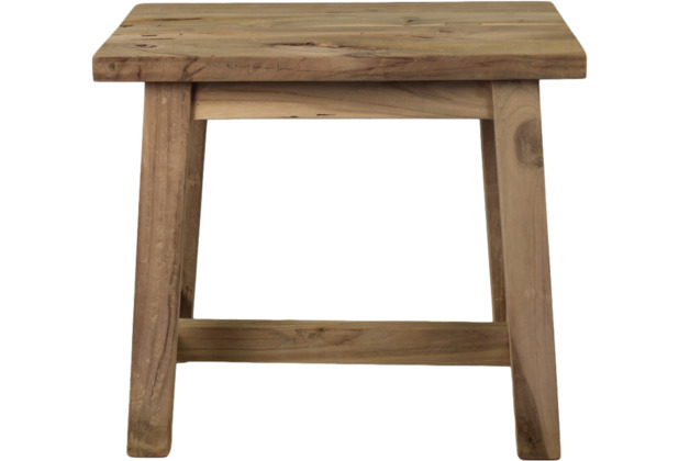 HSM Collection Hocker Lawas - 50 cm - natur - teak