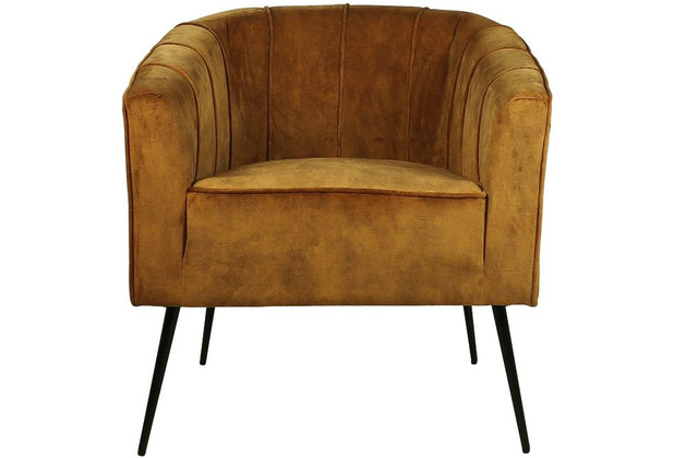 HSM Collection Lounge-Sessel Chester - 72x71x80 - Gold - Adore 14
