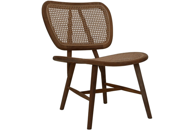 HSM Collection Lugano Rattan chair - 70x67x81 - Natural - Teak/rattan