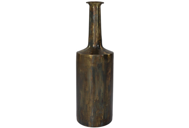 HSM Collection Vase Bergamo gro - 24x75 - Messing antikgold - Metall