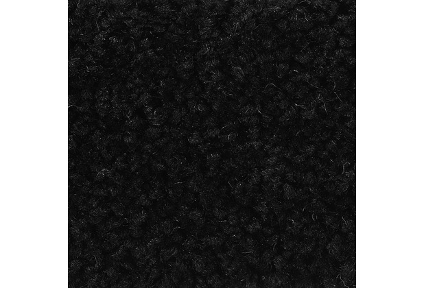 Skorpa Hochflor-Teppichboden Velours Karl schwarz 400 cm