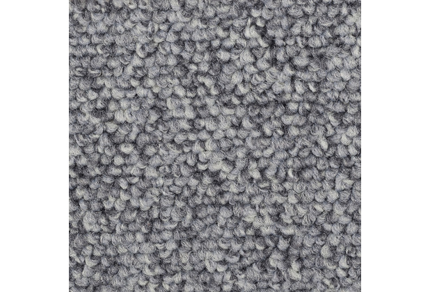 Skorpa Schlingen-Teppichboden Leopold meliert silber/grau 400 cm