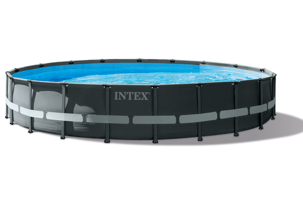 Intex UltraXTR FramePool-Set, inkl. Sandfilter RCD Pumpe, Sicherheitsleiter, Bodenplane, Abdeckplane, 610x122cm