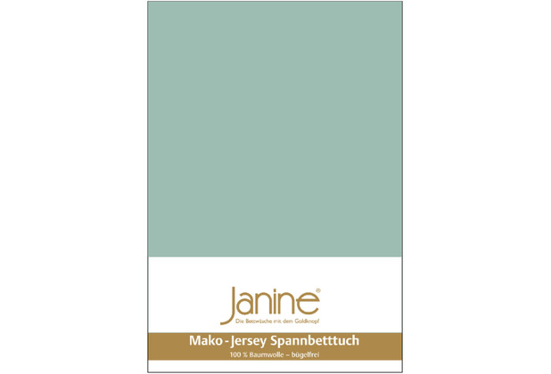 Janine Spannbetttuch MAKO-FEINJERSEY Mako-Feinjersey rauchgrn 5007-36 200x200