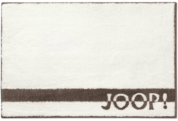 JOOP! Badteppich LOGO STRIPES 1514 creme 50 x 60 cm