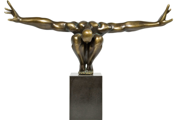 Kare Design Deko Objekt Athlet Bronze 75cm
