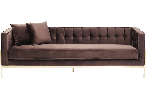 Kare Design Sofa Loft Braun 3-Sitzer