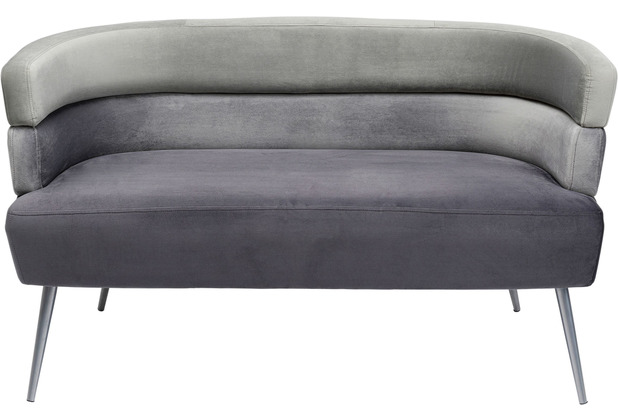 Kare Design Sofa Sandwich 2-Sitzer Grau