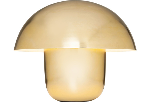 Kare Design Tischleuchte Mushroom Brass 44cm