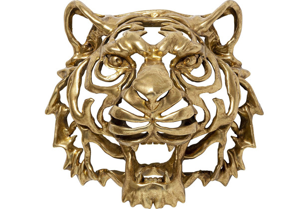 Kare Design Wandschmuck Tiger Gold