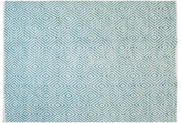 Kayoom Handwebteppich Aperitif 310 Trkis 120 x 170 cm