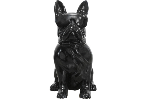 Kayoom Skulptur Bulldog 125 Schwarz
