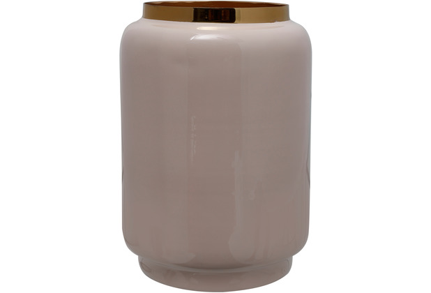 Kayoom Vase Art Deco 445 Elfenbein / Gold