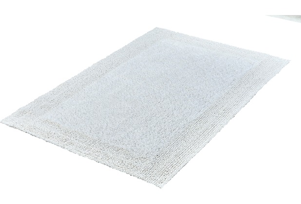Kleine Wolke Badteppich Cotone Schneeweiss 50 cm x 50 cm WC-Vorleger ohne Ausschnitt