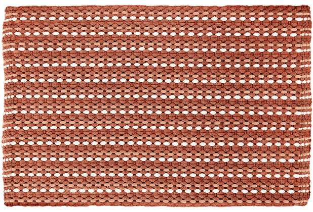 Kleine Wolke Badteppich Loop Terracotta 55x 65 cm