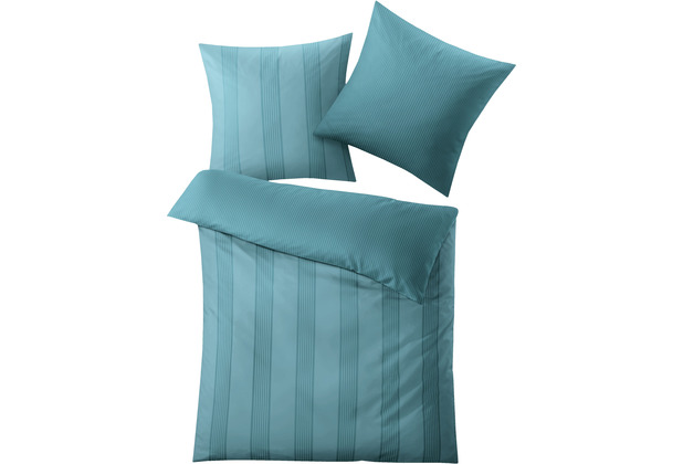 Kleine Wolke Bettwsche Lina Smaragd 	
Komfort Bettbezug 155x220, Kissenbezug 80x80cm