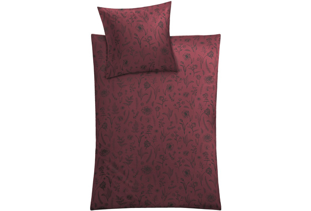 Kleine Wolke Bettwsche Lisse Rot 	
Komfort Bettbezug 155x220, Kissenbezug 80x80cm