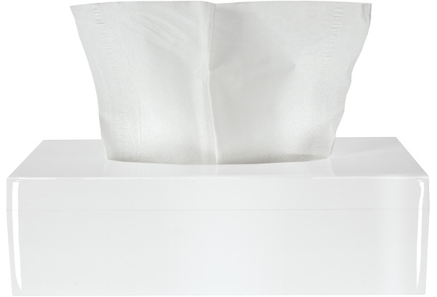 Kleine Wolke Box Tissue Box Weiss M 13,5 x 11,3 x 25 cm