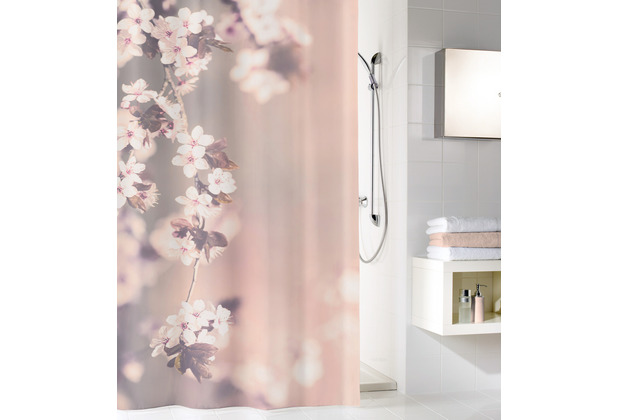 Kleine Wolke Duschvorhang Blossom Nelke 180x200 cm